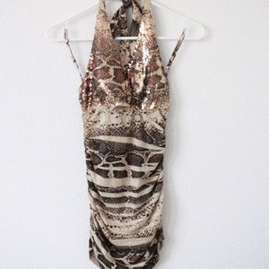 Brand New Snake Skin Pattern Dress
